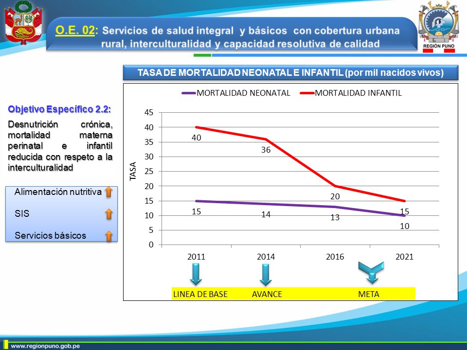 TASA DE MORTALIDAD NEONATAL E INFANTIL (por mil nacidos vivos)