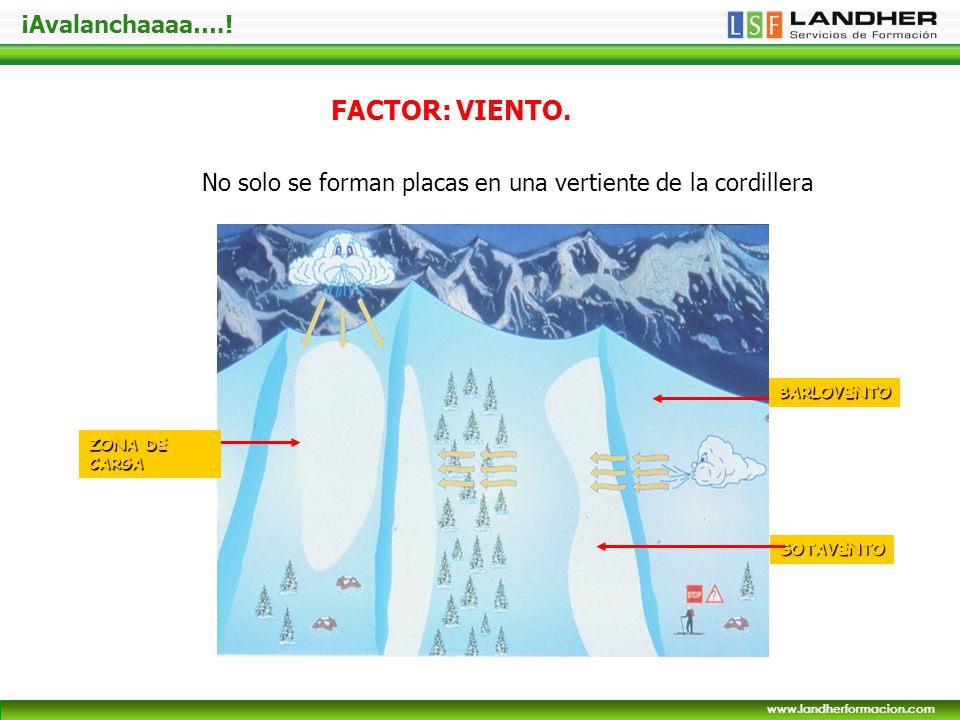 FACTOR: VIENTO. No solo se forman placas en una vertiente de la cordillera. BARLOVENTO. SOTAVENTO.