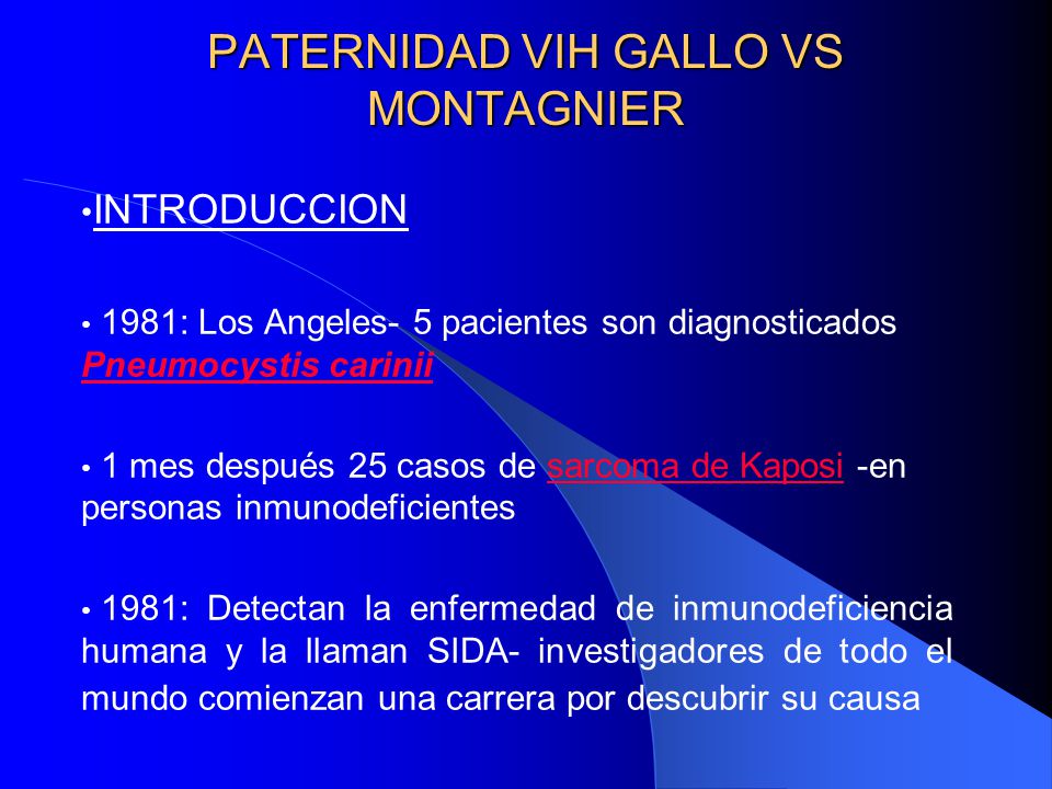 PATERNIDAD VIH GALLO VS MONTAGNIER