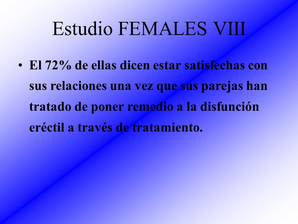 Estudio FEMALES VIII