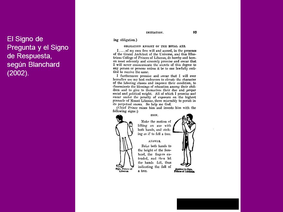 El Signo de Pregunta y el Signo de Respuesta, según Blanchard (2002).