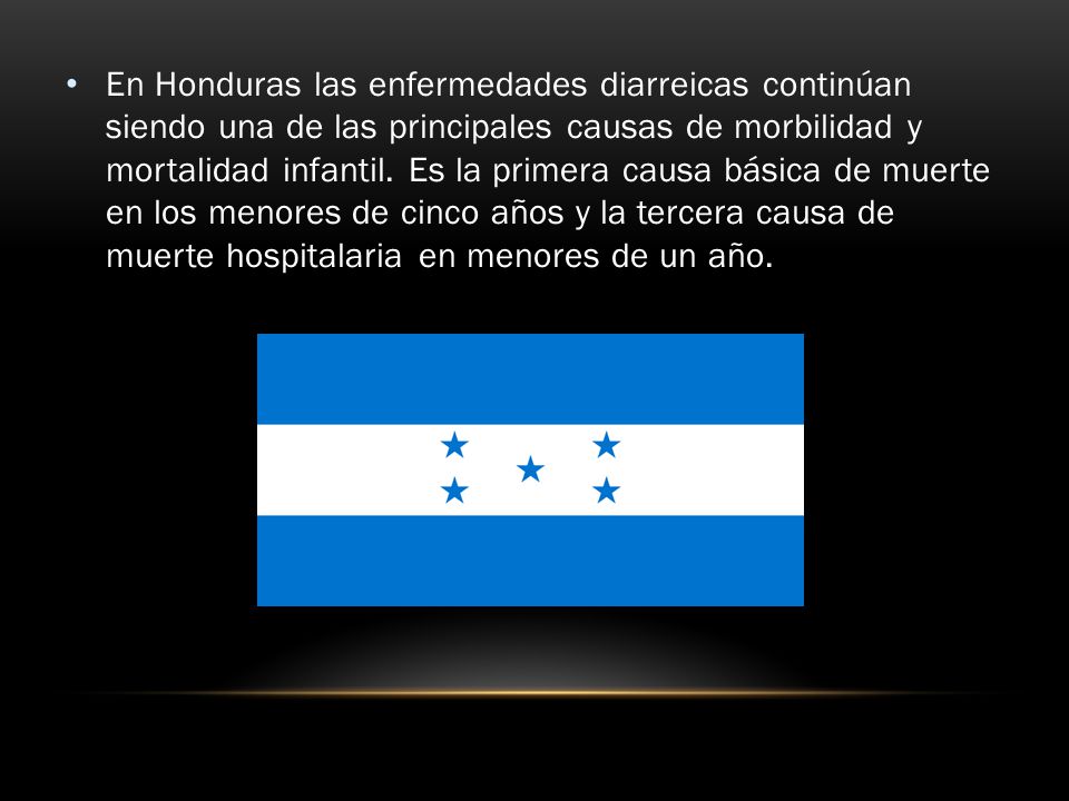 En Honduras las enfermedades diarreicas continúan siendo una de las principales causas de morbilidad y mortalidad infantil.