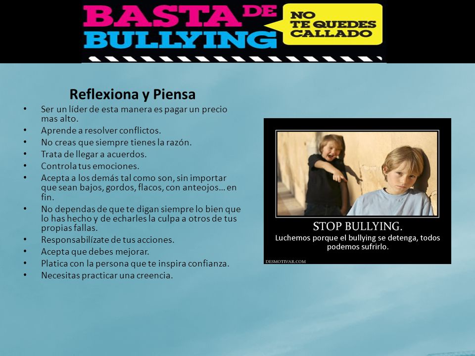 Reflexiona y Piensa Ser un líder de esta manera es pagar un precio mas alto. Aprende a resolver conflictos.