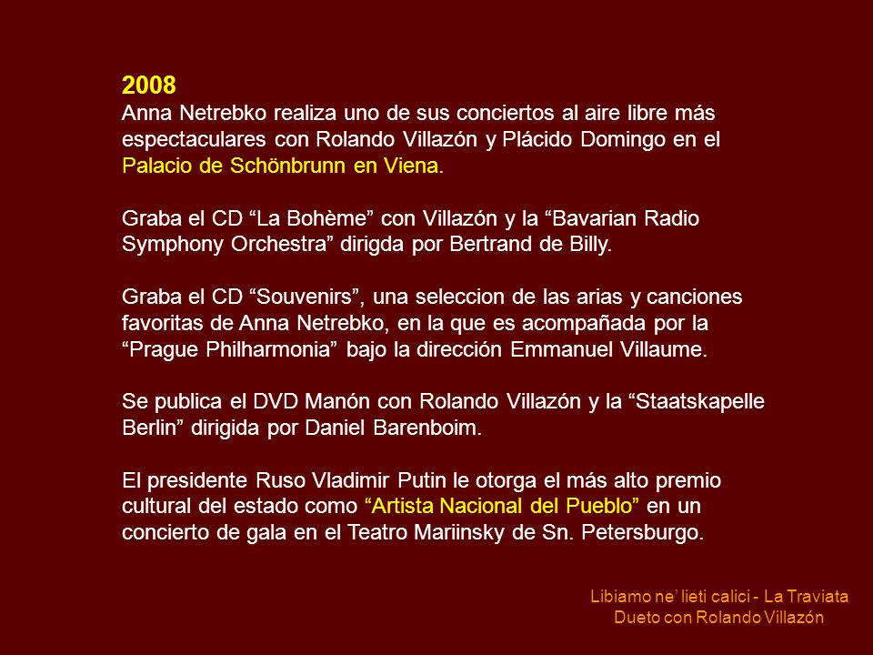 Libiamo ne’ lieti calici - La Traviata Dueto con Rolando Villazón