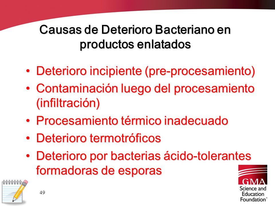 Causas de Deterioro Bacteriano en productos enlatados