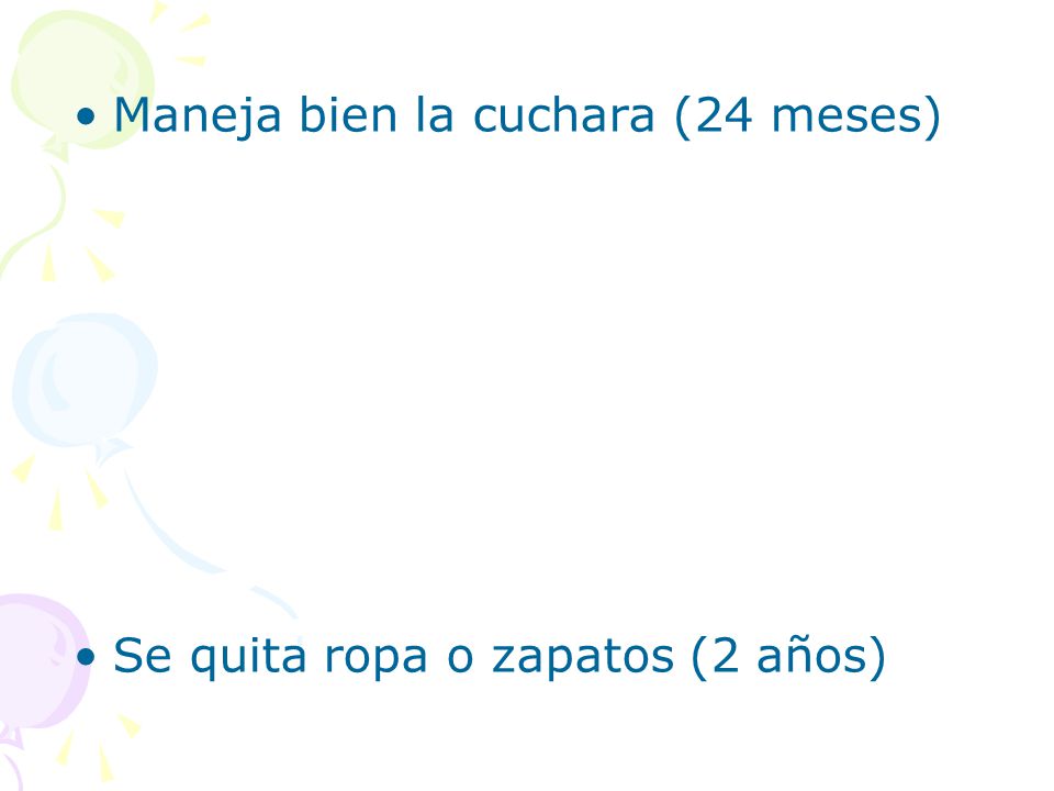 Maneja bien la cuchara (24 meses)
