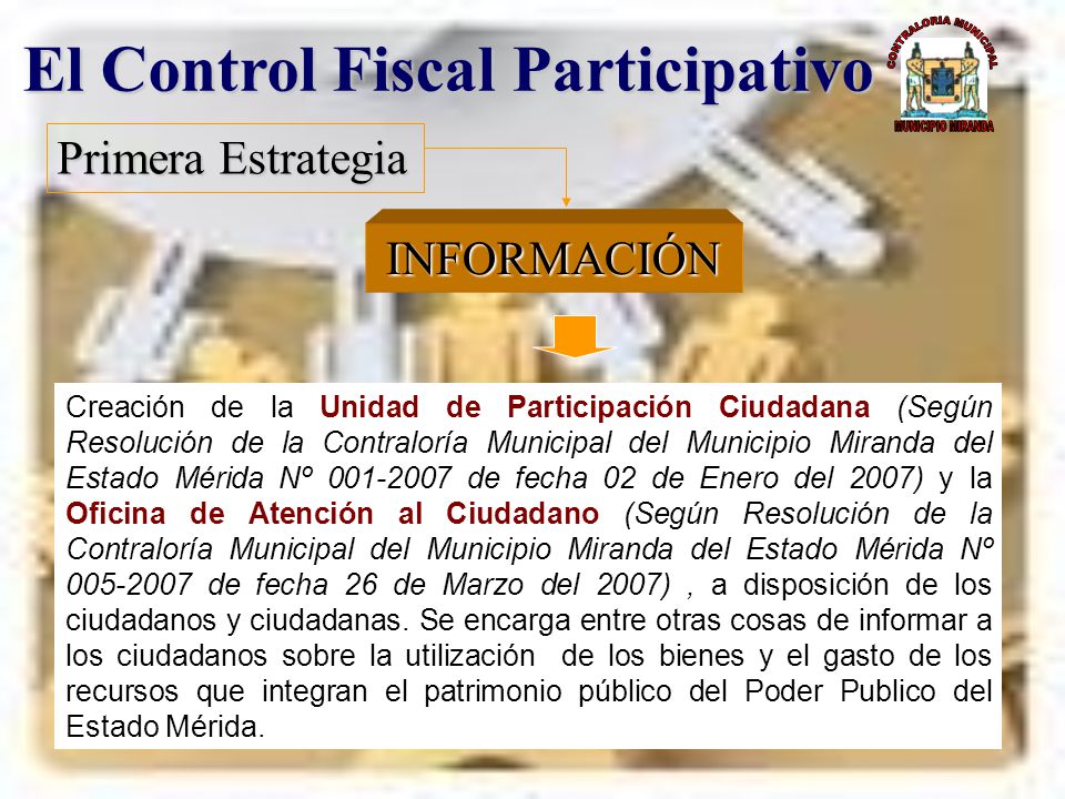 El Control Fiscal Participativo