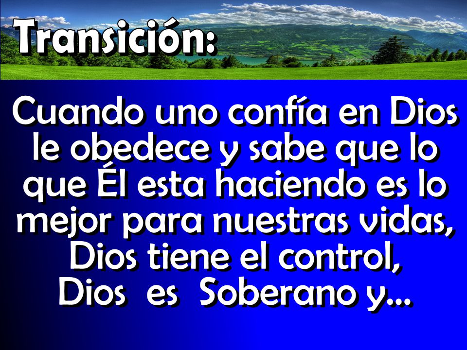 Transición: