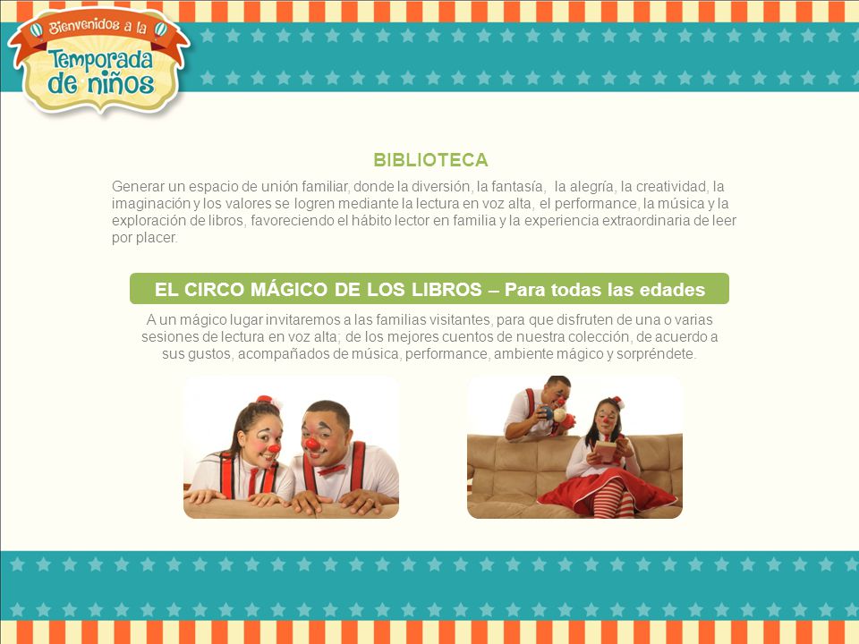 EL CIRCO MÁGICO DE LOS LIBROS – Para todas las edades