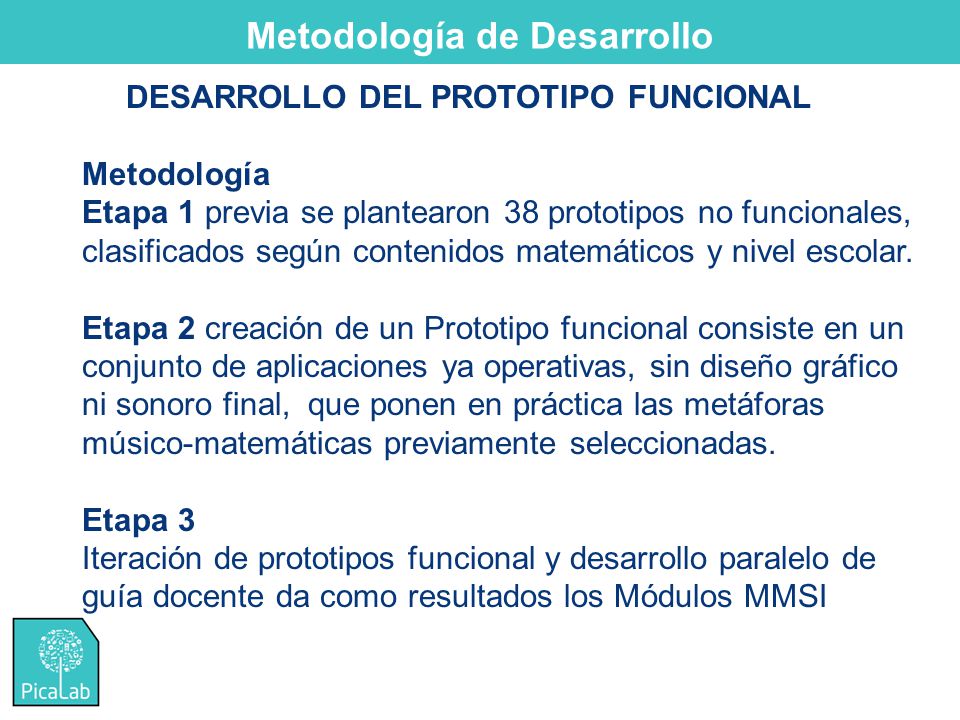 Metodología de Desarrollo