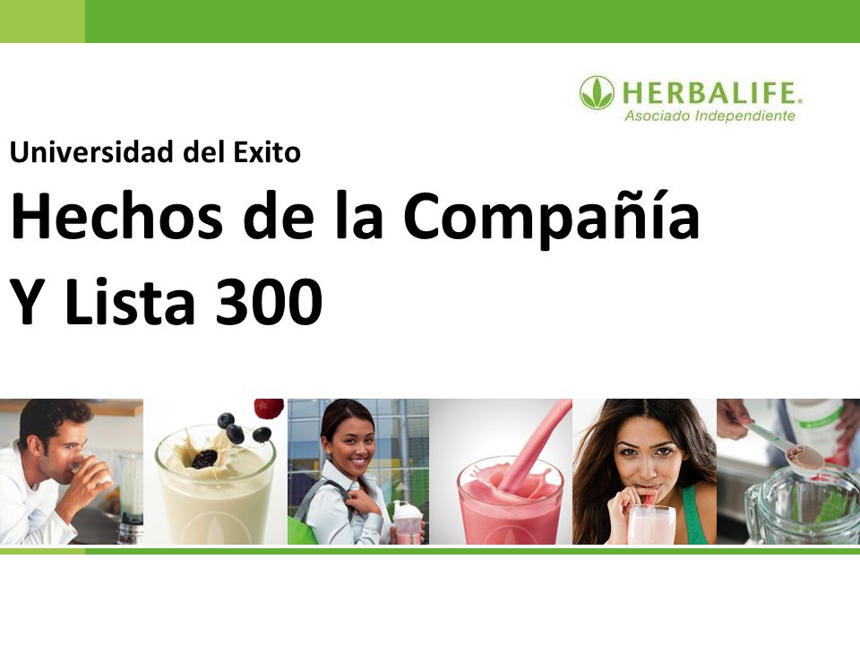 Universidad del Exito Hechos de la Compañía Y Lista 300 2