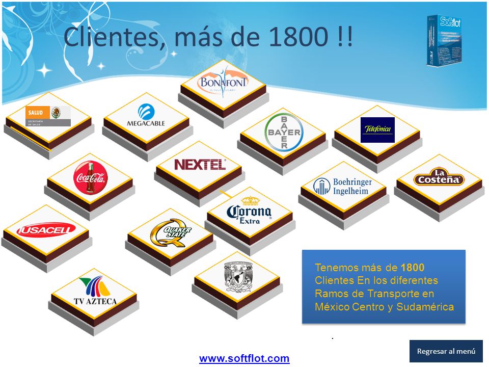 Clientes, más de 1800 !! Tenemos más de 1800 Clientes En los diferentes. Ramos de Transporte en México Centro y Sudamérica.