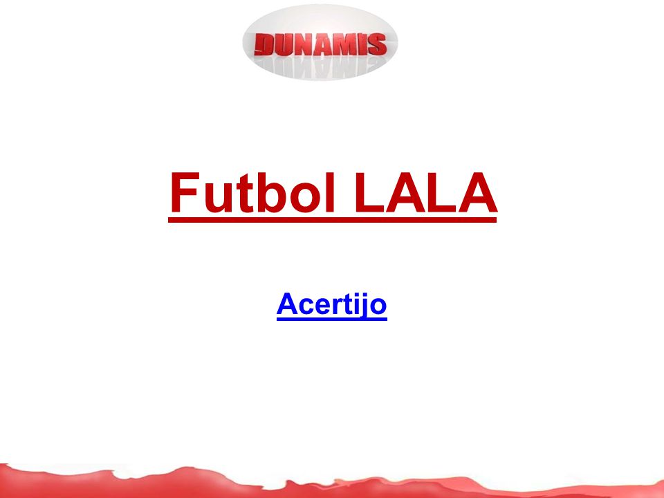 Futbol LALA Acertijo