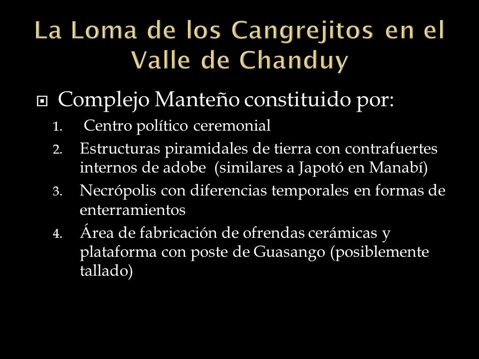 La Loma de los Cangrejitos en el Valle de Chanduy