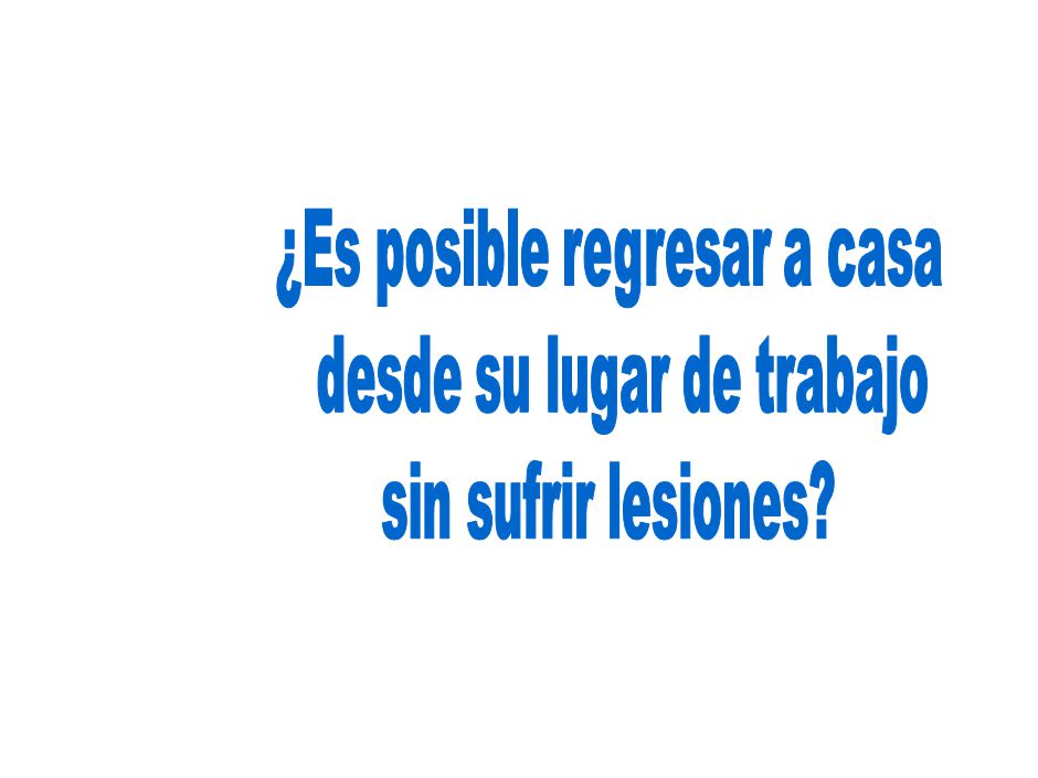 ¿Es posible regresar a casa desde su lugar de trabajo