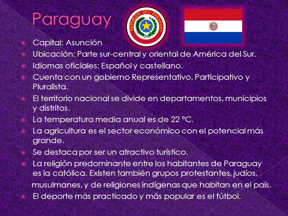 Paraguay Capital: Asunción