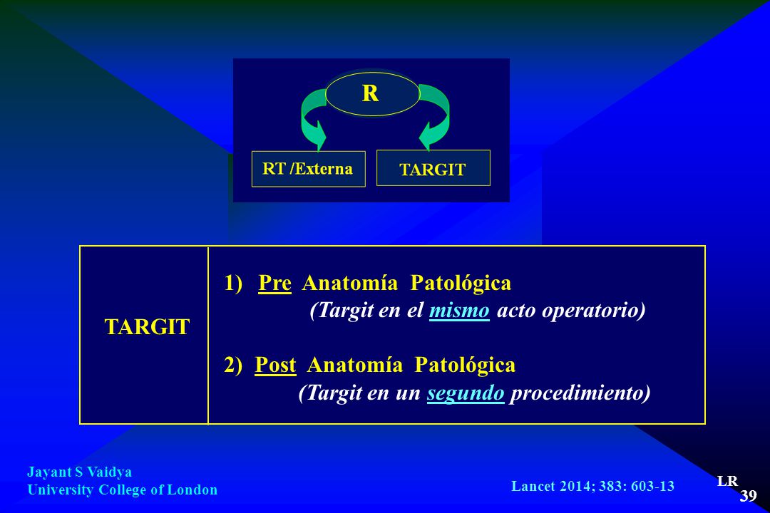 Pre Anatomía Patológica (Targit en el mismo acto operatorio)