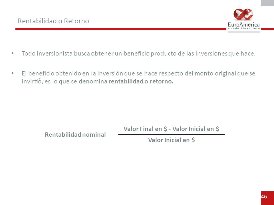 Valor Final en $ - Valor Inicial en $