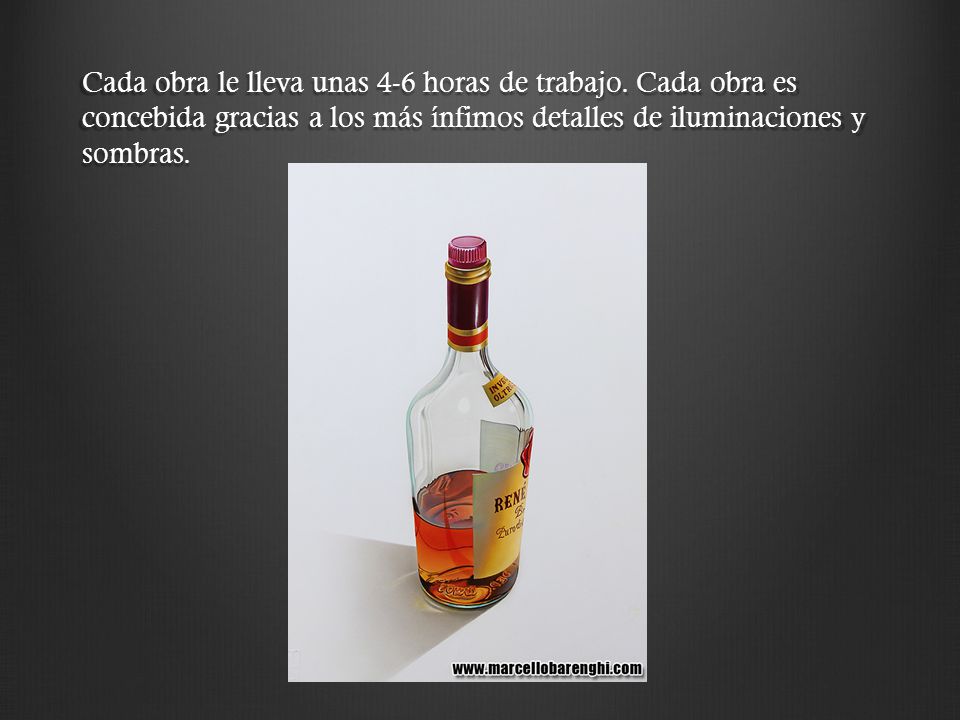Cada obra le lleva unas 4-6 horas de trabajo