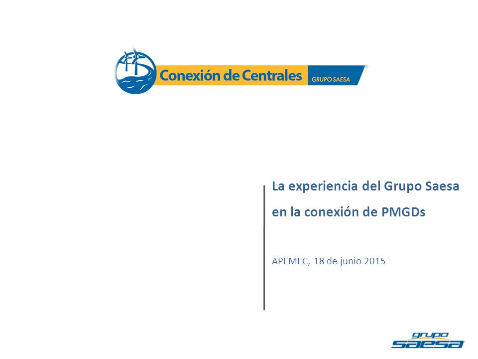 La experiencia del Grupo Saesa en la conexión de PMGDs