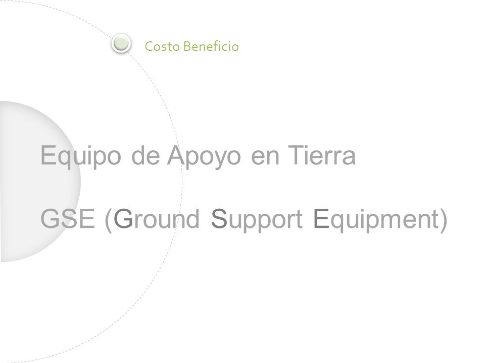 Equipo de Apoyo en Tierra GSE (Ground Support Equipment)