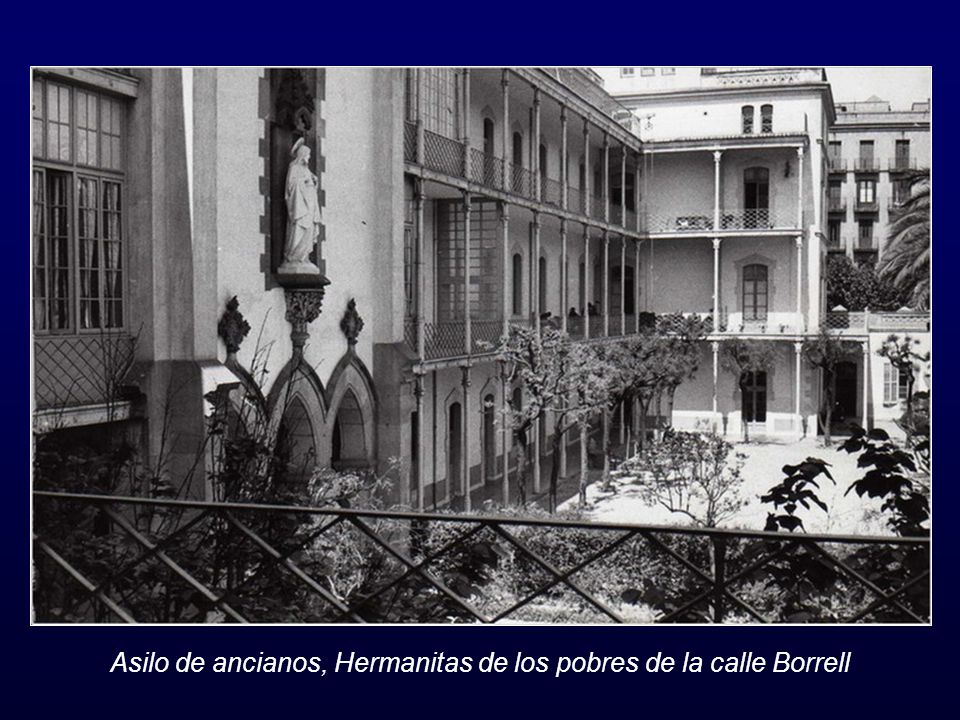 Asilo de ancianos, Hermanitas de los pobres de la calle Borrell