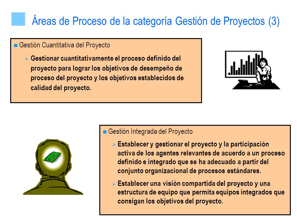 Áreas de Proceso de la categoría Gestión de Proyectos (3)