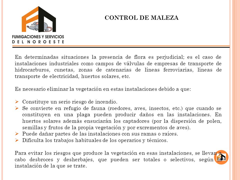 CONTROL DE MALEZA