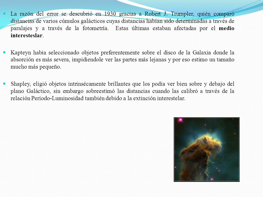 La razón del error se descubrió en 1930 gracias a Robert J