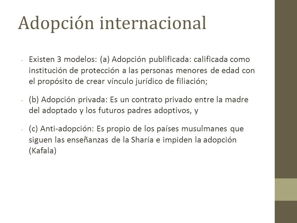 Adopción internacional