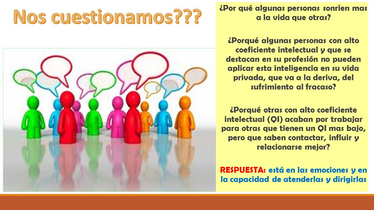 ¿Por qué algunas personas sonríen mas a la vida que otras