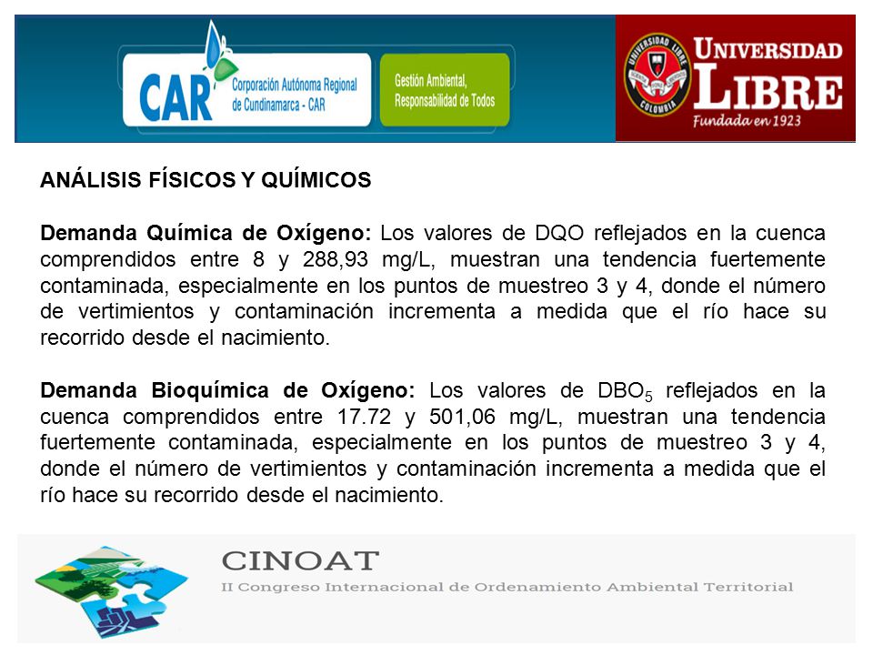 ANÁLISIS FÍSICOS Y QUÍMICOS