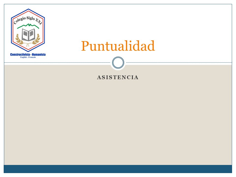 Puntualidad asistencia