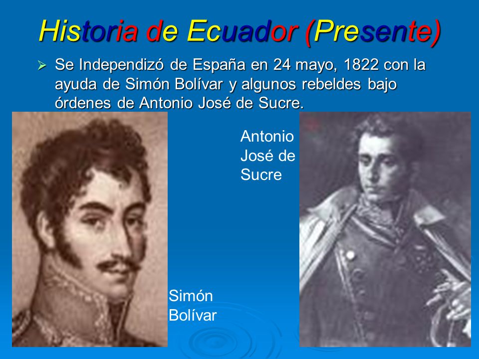 Historia de Ecuador (Presente)