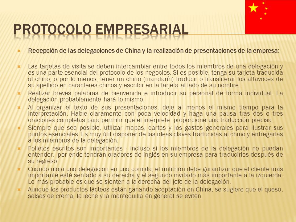 Protocolo empresarial