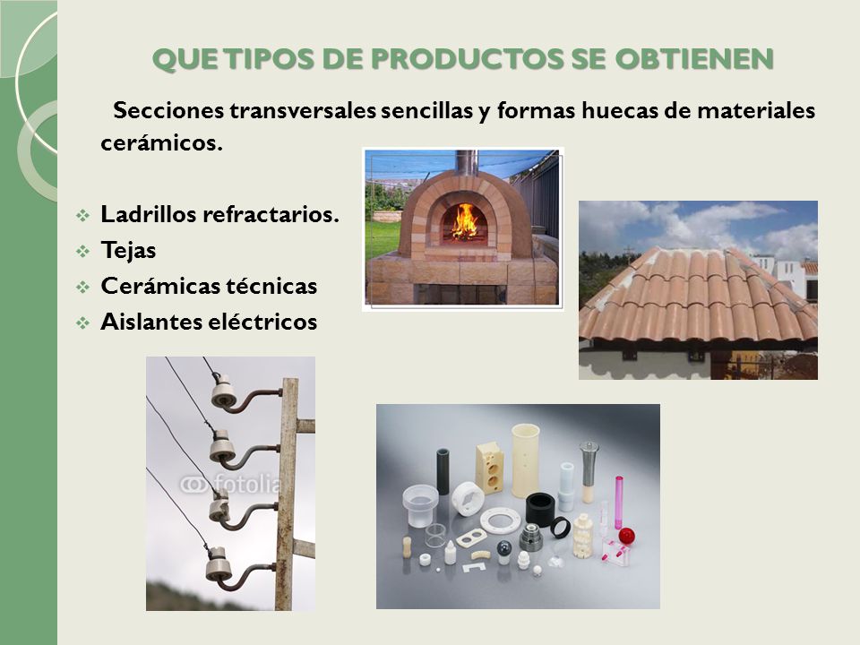 QUE TIPOS DE PRODUCTOS SE OBTIENEN