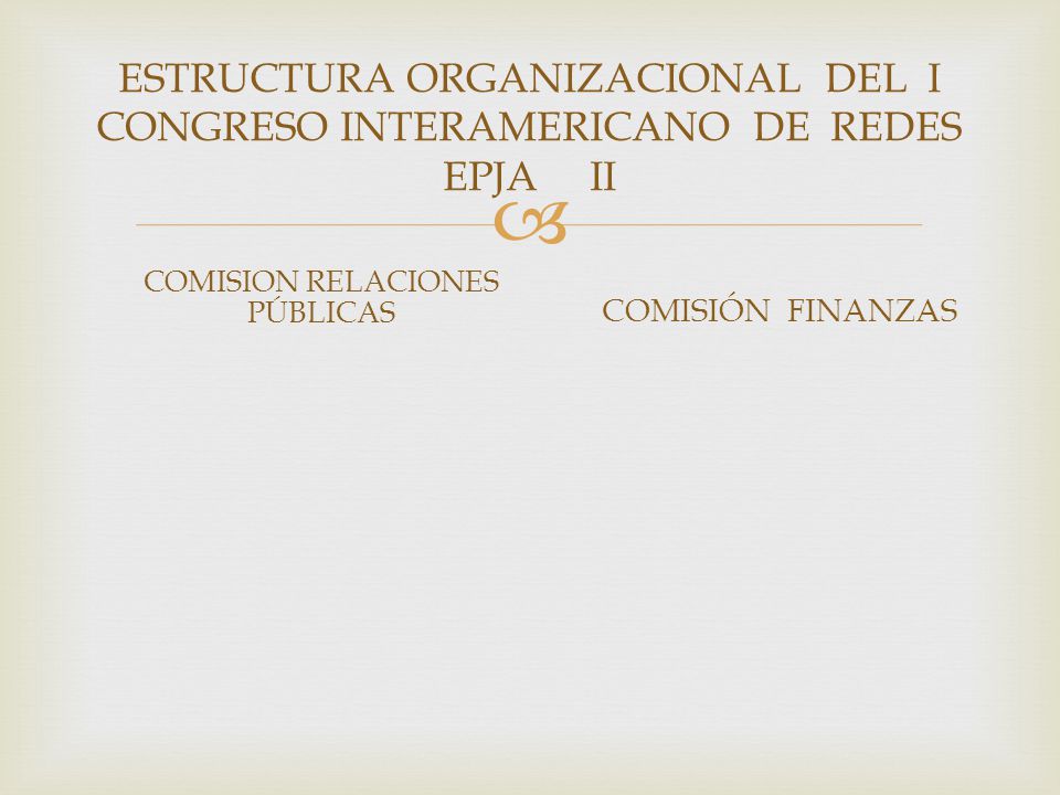 COMISION RELACIONES PÚBLICAS