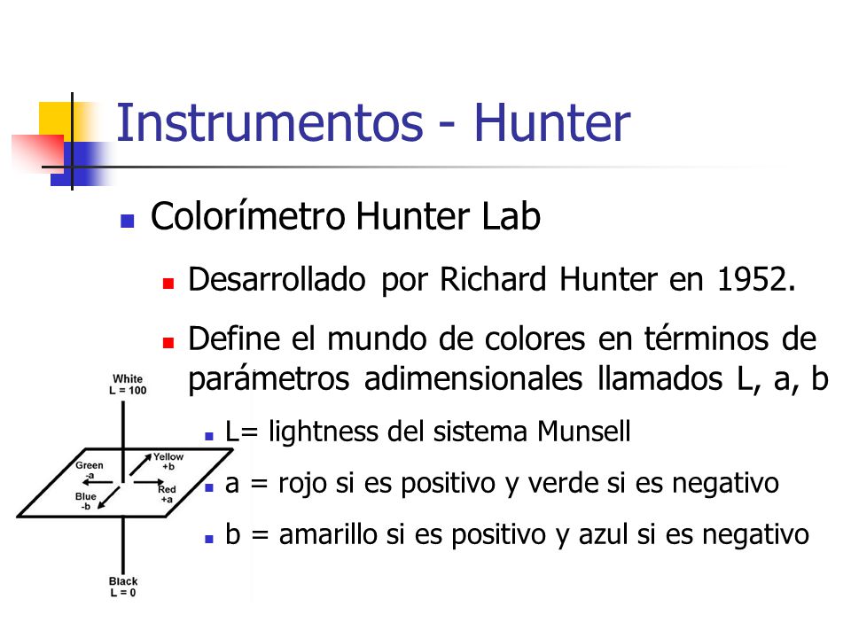 Instrumentos - Hunter Colorímetro Hunter Lab