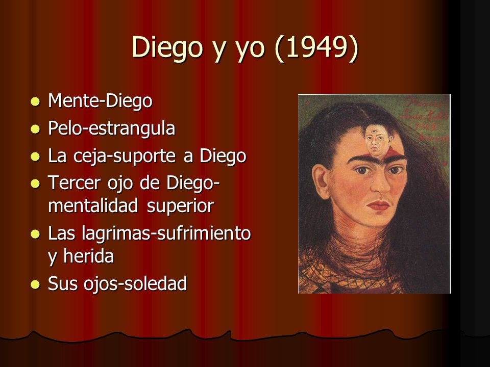 Diego y yo (1949) Mente-Diego Pelo-estrangula La ceja-suporte a Diego