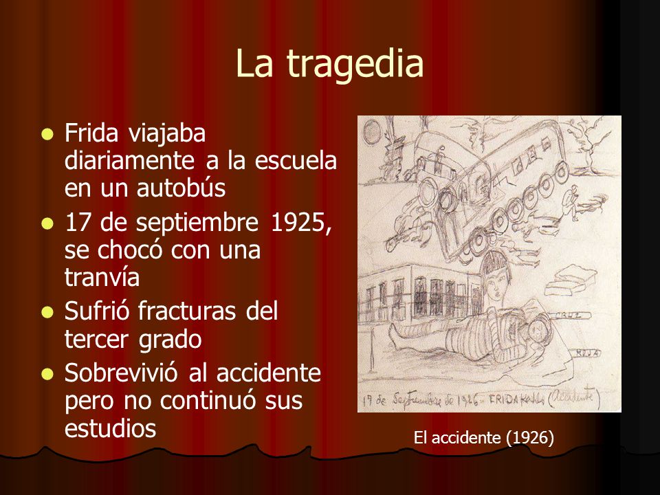 La tragedia Frida viajaba diariamente a la escuela en un autobús