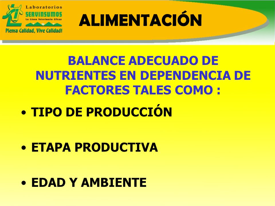 TIPO DE PRODUCCIÓN ETAPA PRODUCTIVA EDAD Y AMBIENTE