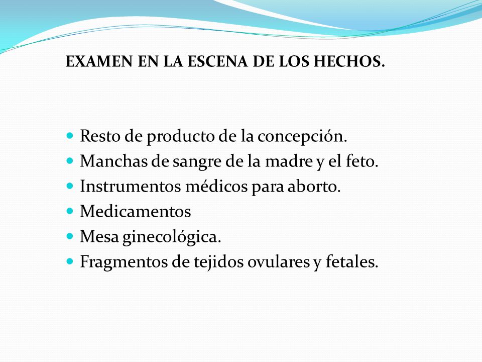 Resto de producto de la concepción.