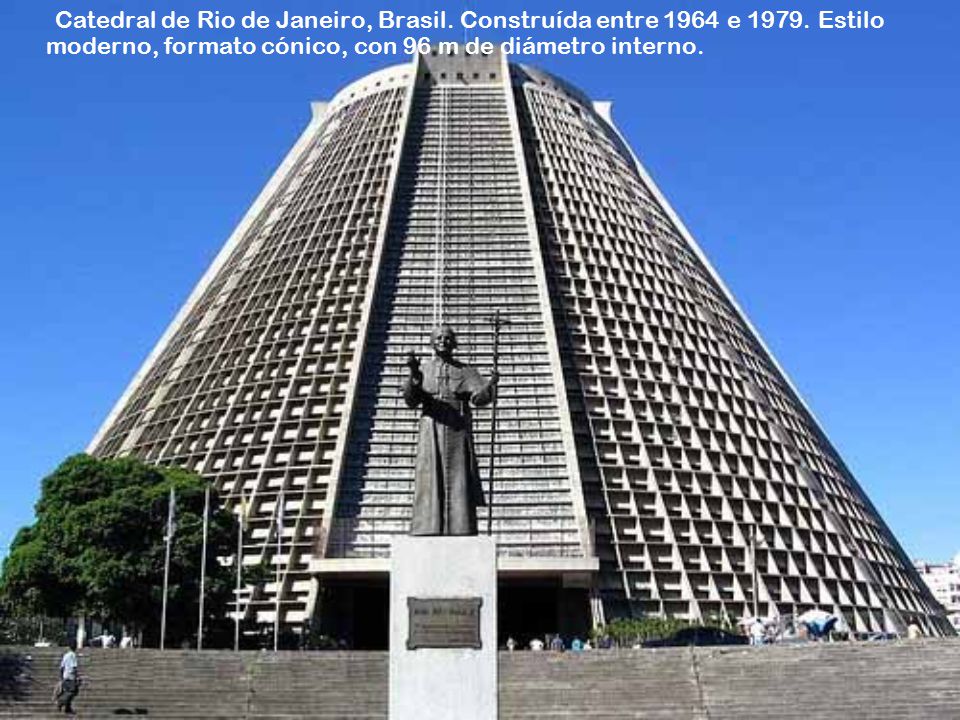 Catedral de Rio de Janeiro, Brasil. Construída entre 1964 e 1979