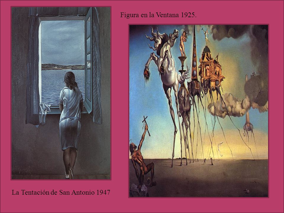 Figura en la Ventana La Tentación de San Antonio 1947