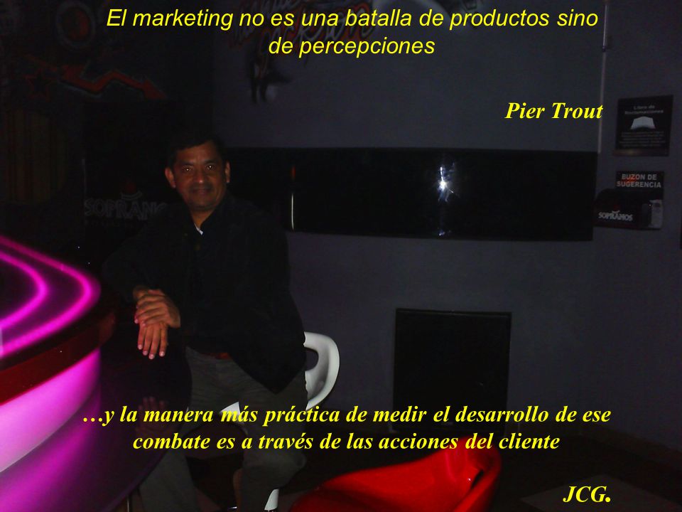 El marketing no es una batalla de productos sino de percepciones