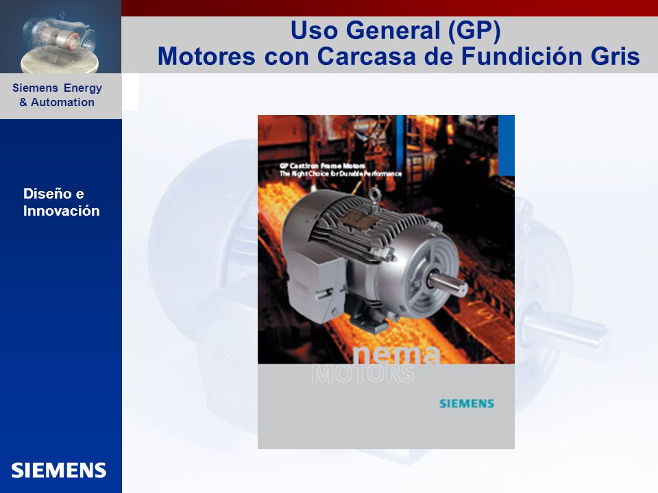 Uso General (GP) Motores con Carcasa de Fundición Gris
