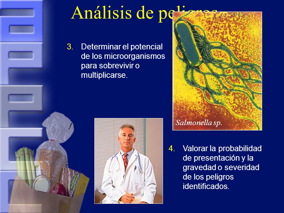 Análisis de peligros. Determinar el potencial de los microorganismos para sobrevivir o multiplicarse.