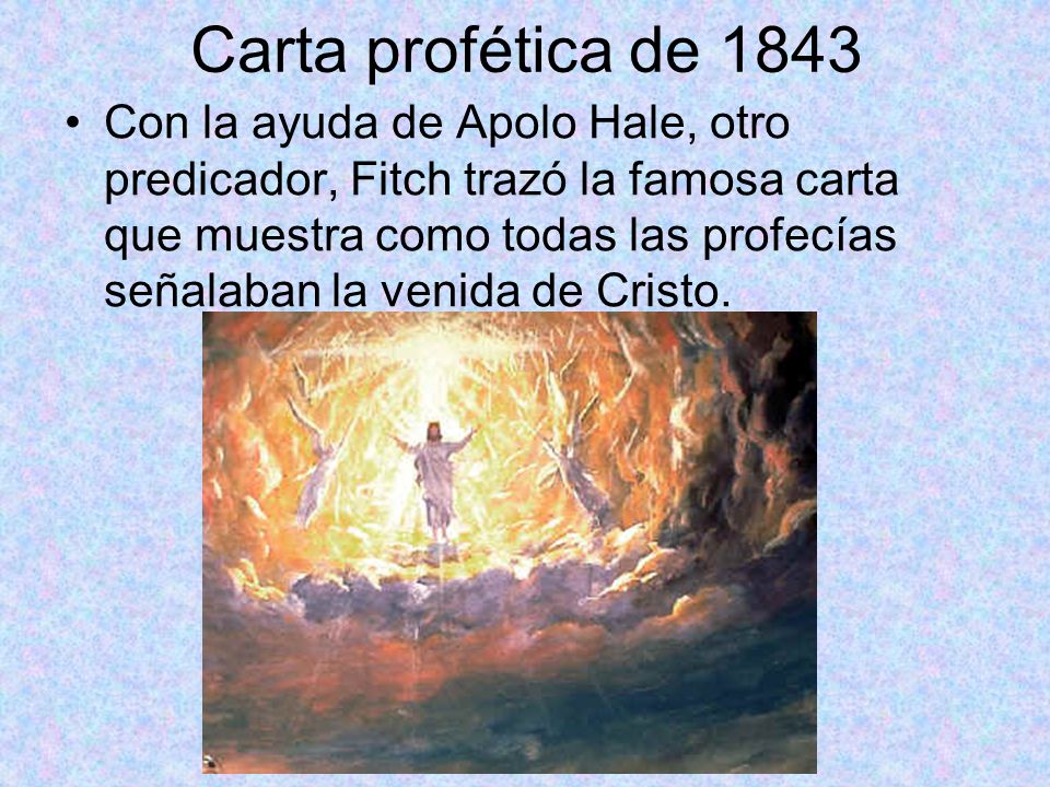 Carta profética de 1843