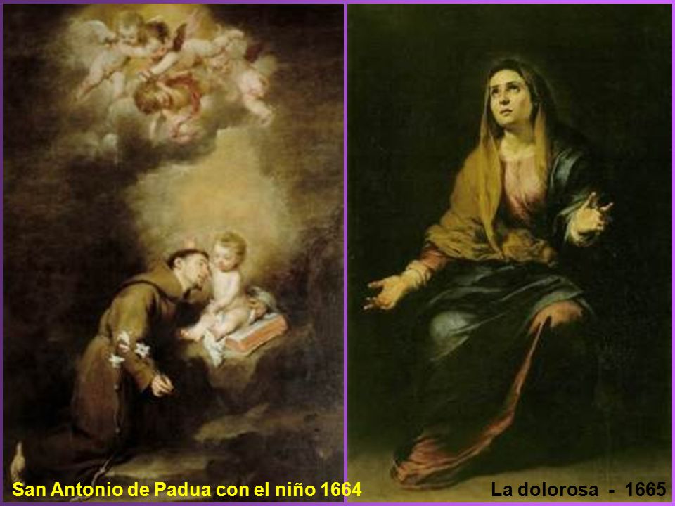 San Antonio de Padua con el niño 1664 La dolorosa