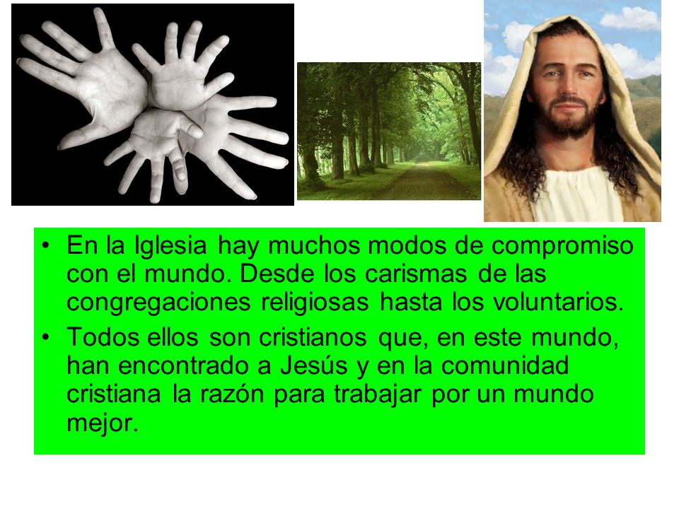 En la Iglesia hay muchos modos de compromiso con el mundo